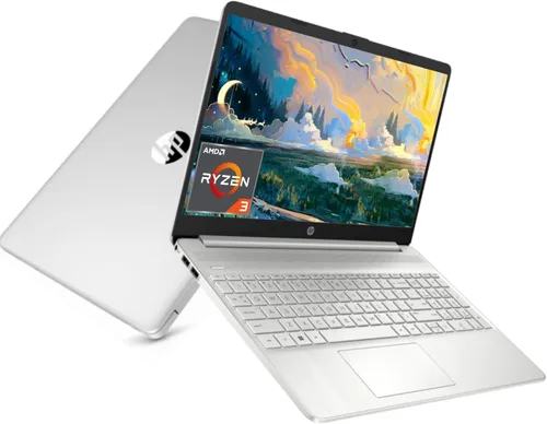 HP Laptop de 15.6 pulgadas, para Stundet y Business, ultra delgada, AMD Ryzen 3 5300U (Quad Cores, Beat i5-1035G1) 12 GB de RAM, SSD de 512 GB,
